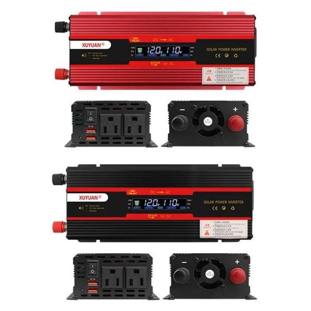 YIZ藝匠 大功率逆變器 電源轉換器 6000W 12V24V通用（彩屏數顯 低功耗高兼容 溫控風扇）