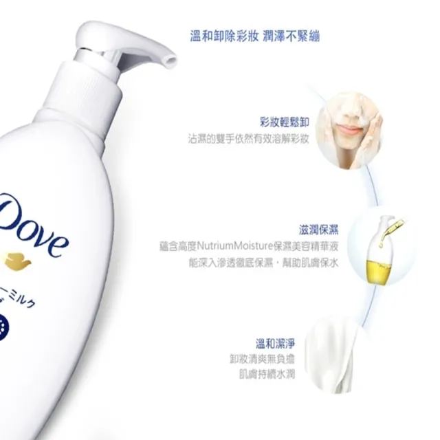 【Dove 多芬】潤澤卸妝乳195ml