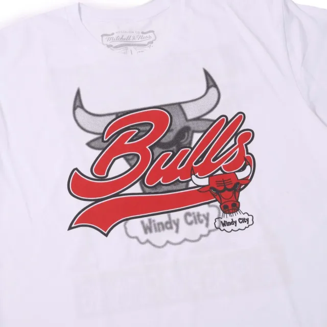 【MITCHELL & NESS】NBA OVERSWEEP TEE 公牛 白 上衣 短袖 T恤