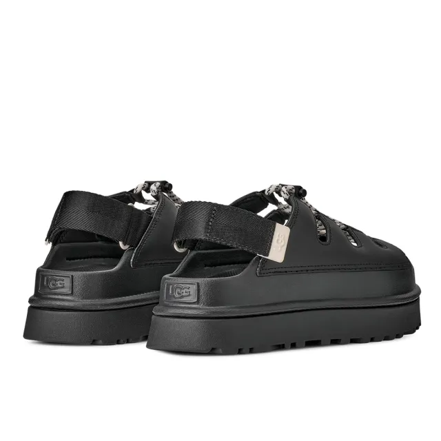【UGG】涼鞋女鞋 厚底涼鞋 抽繩涼鞋 GoldenGlow Toggle 黑色 UG1179370BLK
