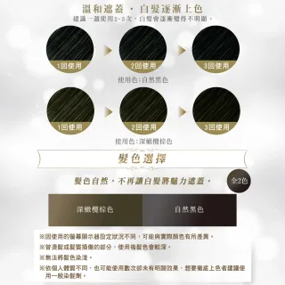 【台隆手創館】CIELO宣若 漸進式染色/染髮護髮膜(深橄欖棕/自然黑)
