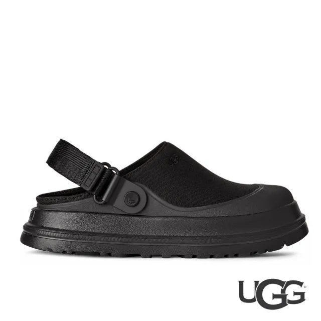 【UGG】穆勒鞋 拖鞋 女鞋 GoldenGlow Canvas Clog 黑色 UG1175295BLK