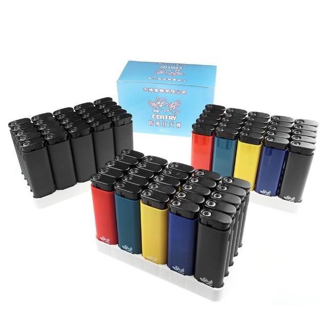 【千輝】台灣老牌 純色系列 防風噴射打火機(1盒25入)