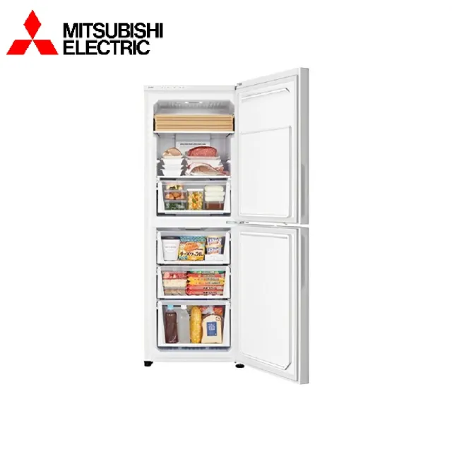 【MITSUBISHI 三菱電機】雙門216L直立式變頻冷凍櫃 MF-U22ET - 含基本安裝+舊機回收