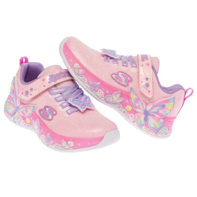 【SKECHERS】女童系列 女童鞋 運動鞋 燈鞋 BUTTERFLY BLISS (303065LLPMT)