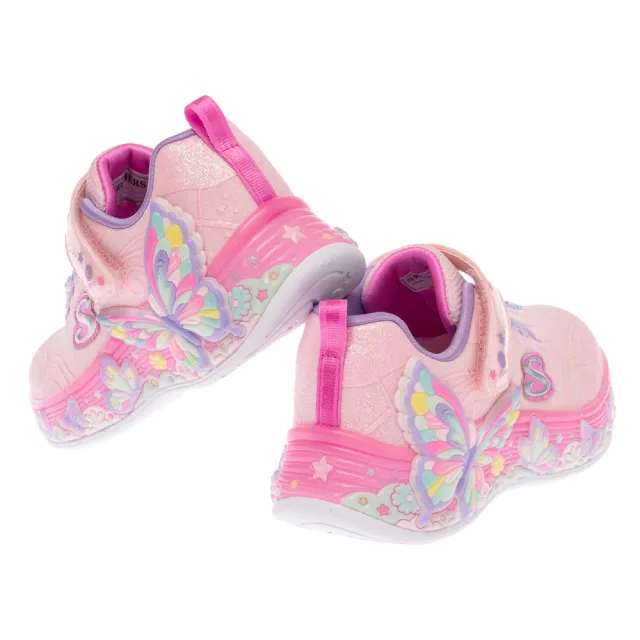 【SKECHERS】女童系列 女童鞋 運動鞋 燈鞋 BUTTERFLY BLISS (303065LLPMT)