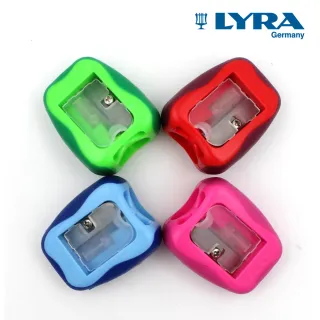 【LYRA】胖胖三角洞洞蠟筆專用削筆器-單入(削鉛筆 削鉛筆機 削鉛筆器)