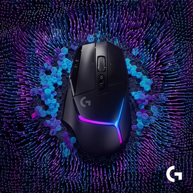 【Logitech G】G502 X PLUS 炫光高效能無線電競滑鼠(岩石黑)