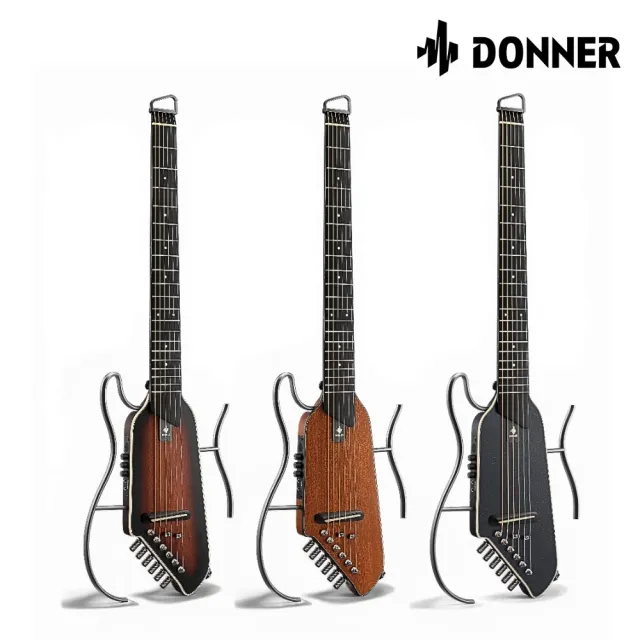 【Donner】HUSH-I EVO2 第二代無頭靜音吉他 三款色系／極簡不凡（旅行吉他 電吉他 民謠吉他 攜帶 SLG200）