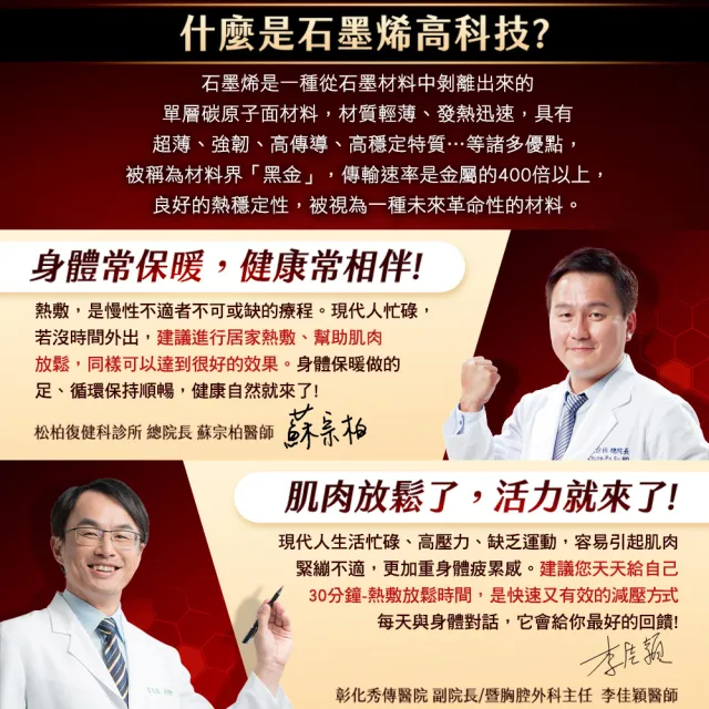 【funcare 船井生醫】石墨烯熱敷帶舒緩組(促進循環x擦的葡萄糖胺)