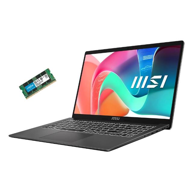 升級16G★【MSI 微星】15吋i3商用效能筆電(Modern 15/i3-1315U/8G/512G SSD/Win11/F13MG-049TW)
