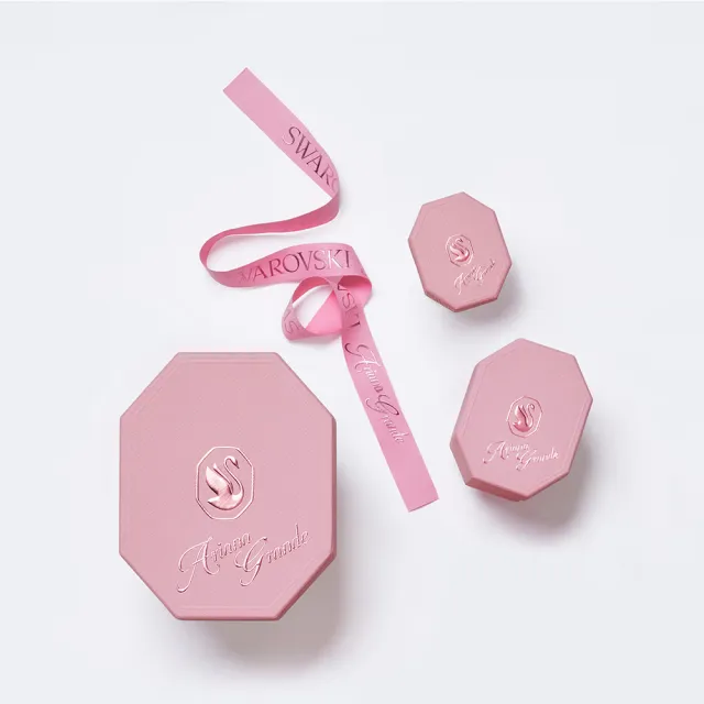 【SWAROVSKI 施華洛世奇】官方直營Ariana GrandeX Swarovski 大圈耳環 水晶珍珠 鍍白金色 | 5720868