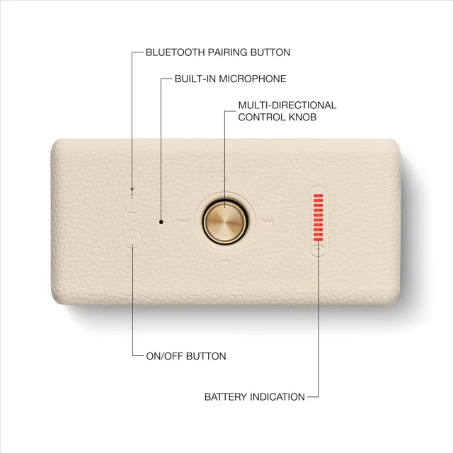【Marshall】Emberton III 攜帶式藍牙喇叭 (平行輸入 經銷商保固18個月)