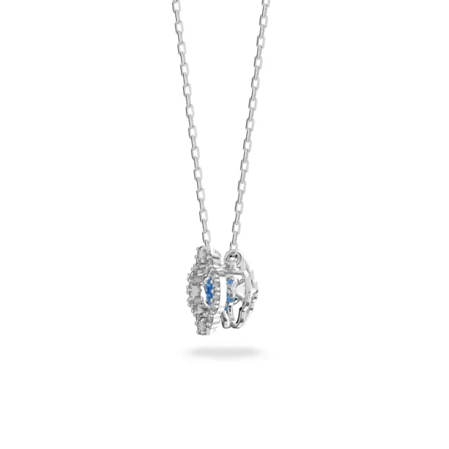【SWAROVSKI 施華洛世奇】官方直營 Una 項鏈 幸運草 玫瑰金色/藍色 (2色任選)