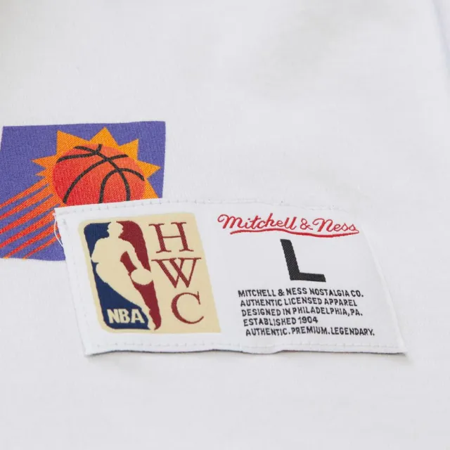 【MITCHELL & NESS】NBA TEAM ORIGINS PREMIUM SS TEE 太陽 白 短袖 上衣 T恤