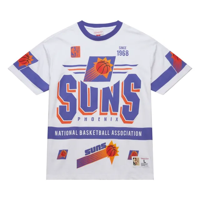 【MITCHELL & NESS】NBA TEAM ORIGINS PREMIUM SS TEE 太陽 白 短袖 上衣 T恤