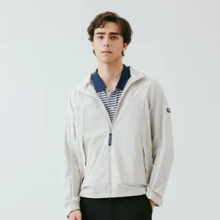 【TRAVELER 旅行者】男款涼感彈性防潑水抗UV外套｜261TR207