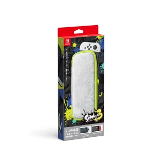 【Nintendo 任天堂】NS Switch OLED便攜包 斯普拉遁 3版 附螢幕保護貼(台灣公司貨)