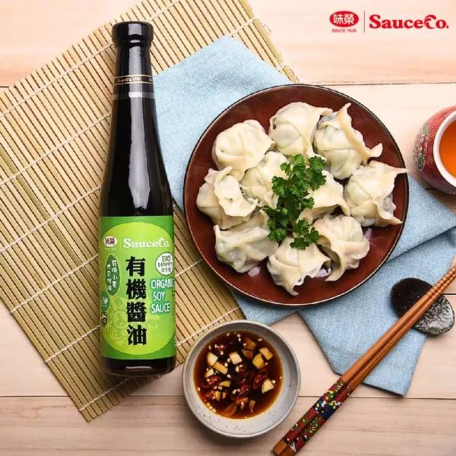 【味榮】有機豆麥醬油420ml