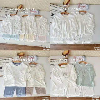 【TONYU 童嶼】童裝兒童夏季莫代爾空調套裝 九分居家服 男女童睡衣套裝 四季薄款蛋白涼感