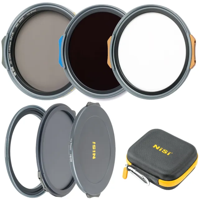 【NISI】JetMag PRO VND全能電影套裝 67mm 魔術快裝 磁吸濾鏡(VND 1-5、ND16、1/8黑柔)67MAG 公司貨
