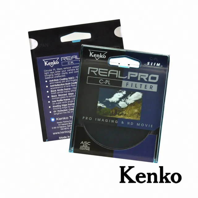 【Kenko】37mm REALPRO MC C-PL 防潑水多層鍍膜環型偏光鏡(公司貨)