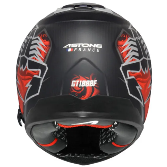 【ASTONE】官方直營-GT1000F AC9 蠍子 消光碳纖/紅(碳纖維 全罩式 安全帽)