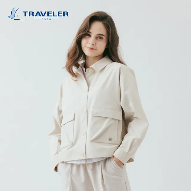 【TRAVELER 旅行者】女款四面彈防潑水抗UV外套｜261TR202