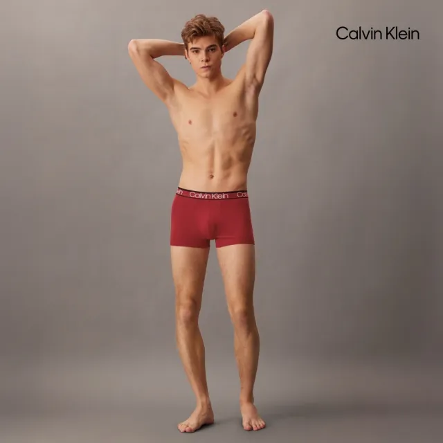 【CALVIN KLEIN】官方旗艦館CK 棉質彈性平口內褲 4 件組_拚色