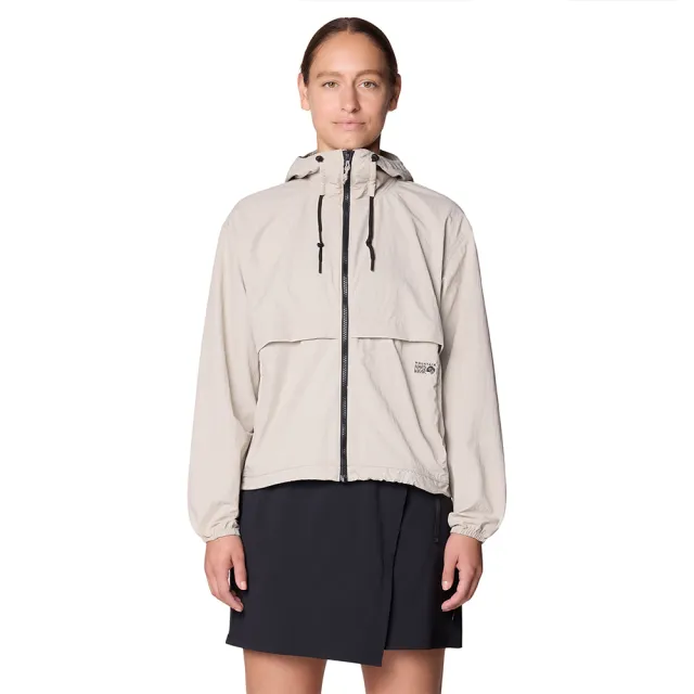 【Mountain Hardwear】Stryder™ Jacket W 防曬防風連帽外套 蚌殼白 #2149151