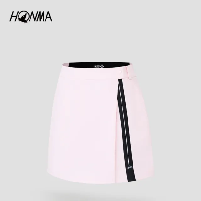 【HONMA 本間高爾夫】女款鬆緊運動短裙 2026春夏新款 日本高爾夫專業品牌(XS-L 白色/粉色/藍色HWMC902R212)