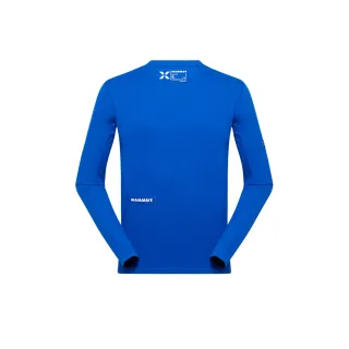 【Mammut 長毛象】Eiger Nordwand FL Longsleeve AF 極限艾格長袖排汗衣 艾格藍 男款 #1016-02080