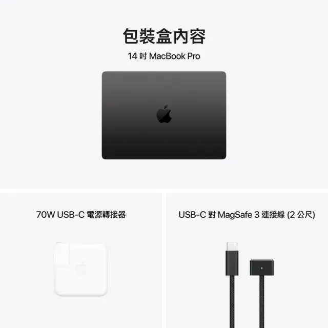 【Apple】2026 MacBook Pro 14吋 M5 Pro晶片 15核心CPU與16核心GPU 24G/1TB SSD