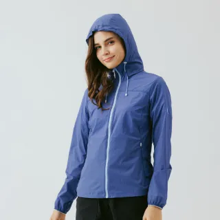 【TRAVELER 旅行者】女款輕量彈性防潑水自體收納抗UV外套(帽馬尾結構)｜261TR219