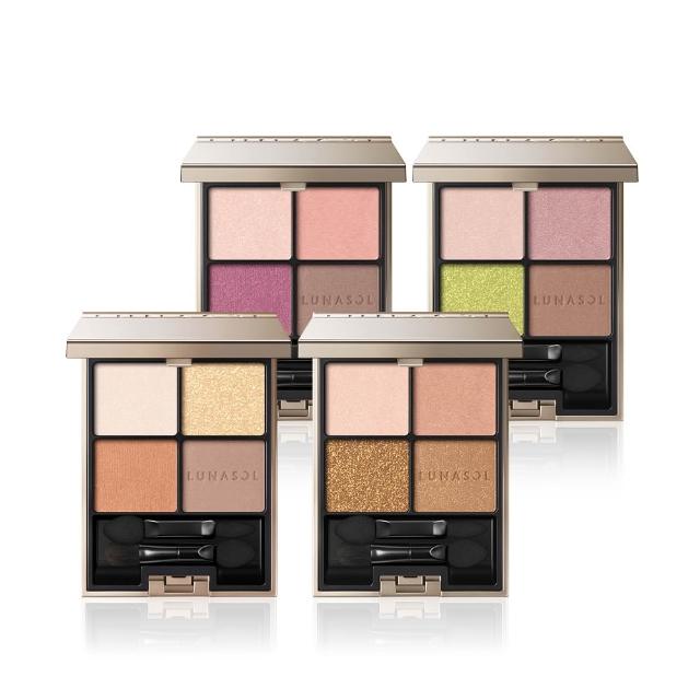 Kanebo佳麗寶 LUNASOL 晶巧霓光眼彩盒N 是一款日本原裝進口的高階眼影盤，適用於各種膚質，擁有04、05、06、EX06四種色號，提供閃爍霓光效果，適合日常與節日妝容。產品為國內專櫃公司貨，品質有保障，儲存期限請詳見產品包裝標示。