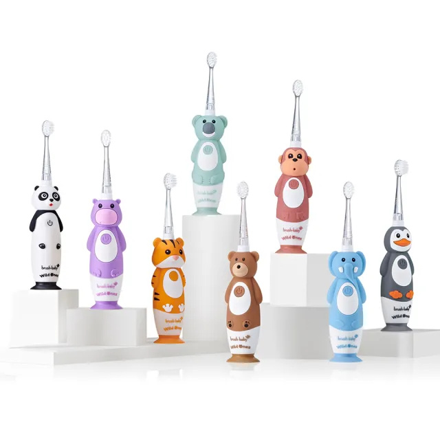 【brush baby】WildOnes 充電式兒童聲波電動牙刷 0-10Y(多款可選)