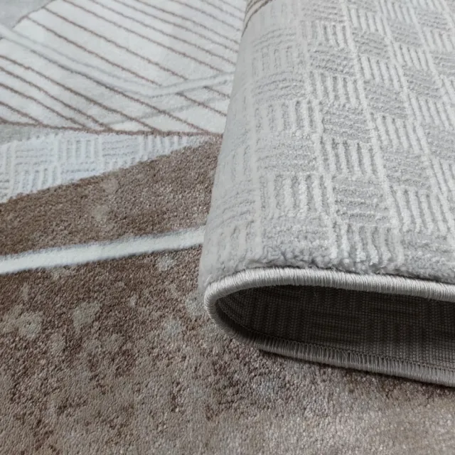 【SDL Home 山德力】〔現貨在台〕北歐線條地毯160x230cm璃葉(自然風)