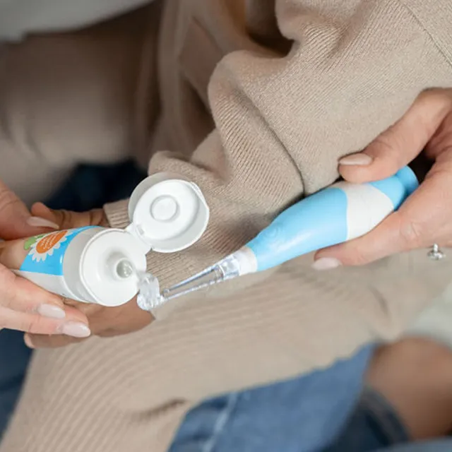 【brush baby】BabySonic 幼兒聲波電動牙刷0-3Y+BabySonic 替換刷頭0-18M-2入X3(多款可選)