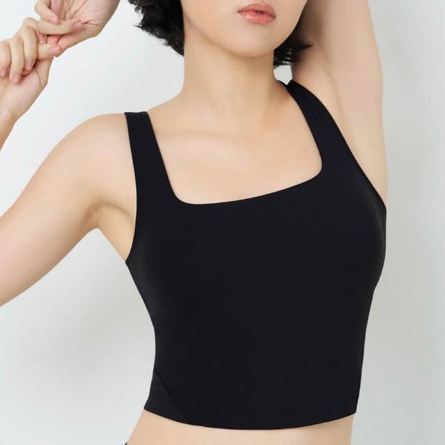 【Triumph 黛安芬】Athleisure 城市律動系列 柔塑支撐運動背心(經典黑)