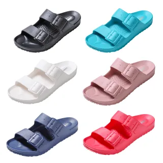 【母子鱷魚】官方直營 親子鞋 童鞋 雙扣環休閒氣墊拖鞋 輕量柔軟 快乾晴雨兩用 BN5539