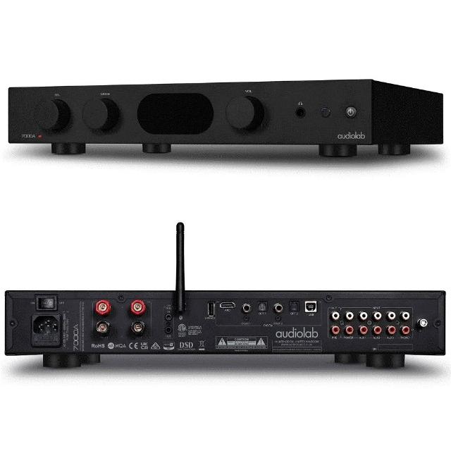 Audiolab 7000A數位藍芽DAC綜合擴大機(台灣公司貨保固3年)+QUAD (S2/S-2) 絲帶高音書架喇叭