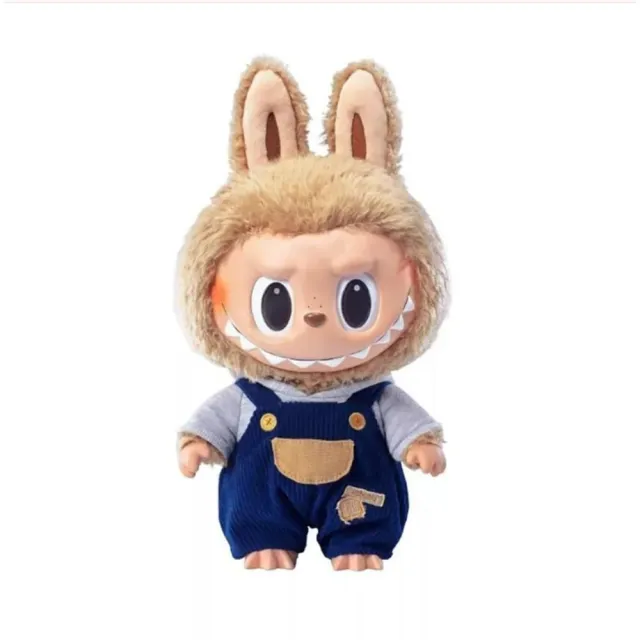POP MART 泡泡瑪特LABUBU Time to Chill 初代 公仔   全新搪膠毛絨公仔