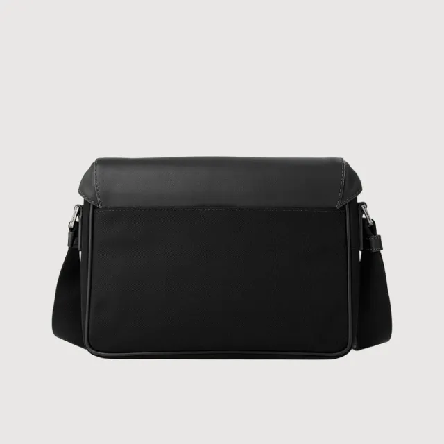 【BRAUN BUFFEL 德國小金牛】馬可-A 橫式斜背包-多色任選(BF587-62-BK/DB) 男包送禮推薦