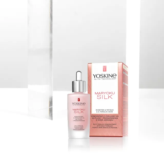 【YOSKINE】魔幻絲綢均勻膚色精華液30ml 買一送一 維生素C 蠶絲萃取 快速吸收 敏感肌適用 官方正貨(精華液)