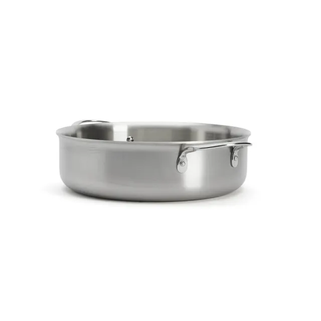 【de Buyer 畢耶】Alchimy系列 3層複合不鏽鋼雙耳主廚鍋28cm-適用IH爐(不含鍋蓋)