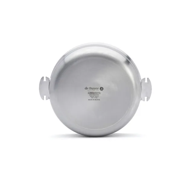 【de Buyer 畢耶】LOQY活動柄系列 Alchimy3層複合不鏽鋼主廚鍋24cm-適用IH爐(握柄另購)