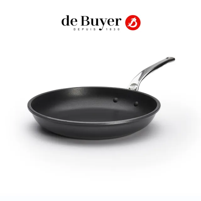 【de Buyer 畢耶】Choc Extreme鑄鋁系列 旗艦量子不沾平底鍋28cm-適用IH爐