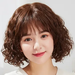 【紐約精品】現貨+預購 真髮短髮整頂假髮透氣輕量免打理假髮隱形增髮(修顏羊毛卷女假髮n1ky21)