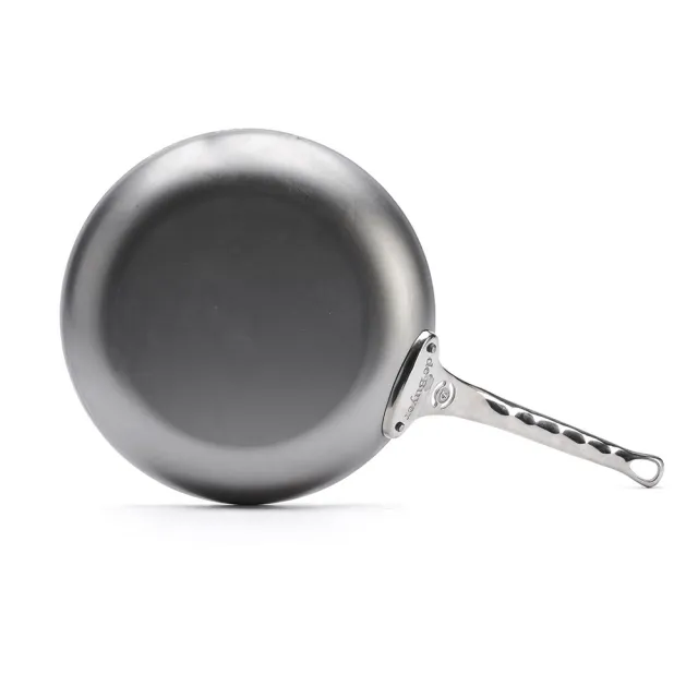 【de Buyer 畢耶】原礦蜂蠟鐵鍋 職人防滑握柄早餐鍋28cm-適用IH爐(適用烤箱)