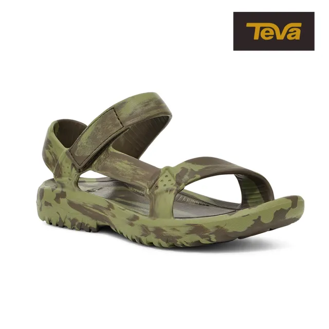 【TEVA】涼鞋 男鞋 水陸鞋 雨鞋 水鞋 輕量 Hurricane Drift 鬣蜥綠 TV1135410IDR
